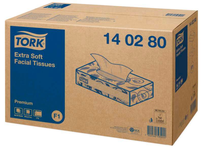 Серветки для обличчя Tork Premium Extra Soft 140280 фото