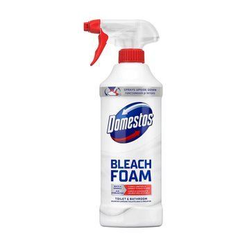 Спрей-піна для чищення унітазу та ванної Domestos Відбілювання та Блиск 435 мл 0307059 фото