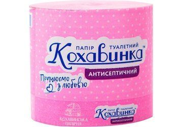 Кохавинка туалетная бумага антисептическая, розовая 48 р/уп 4834 фото