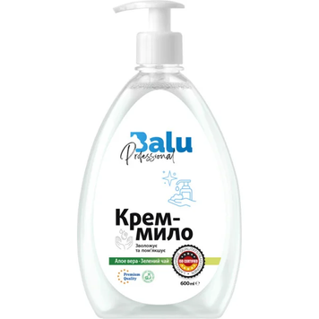 Крем-мило BALU "Алое вера-Зелений чай" 600 мл з дозатором 428038 фото