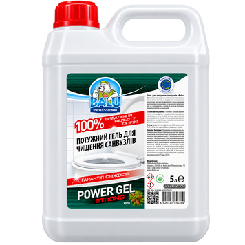 Гель для чистки санузлов Balu Power Gel Strong Хвоя 5 л 422913 фото