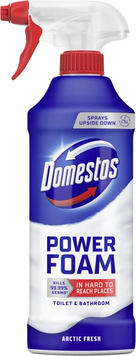 Спрей-піна Domestos Power Foam для чищення унітазу та ванної Арктична свіжість 435 мл 0703053 фото