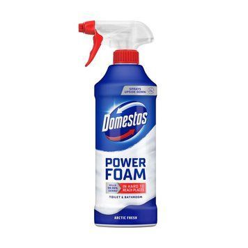 Спрей-піна Domestos Power Foam для чищення унітазу та ванної Арктична свіжість 435 мл 0703053 фото